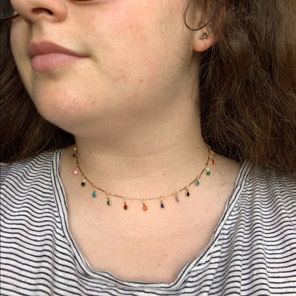 Rainbow Sun Drop Choker - Picture 3 of 3